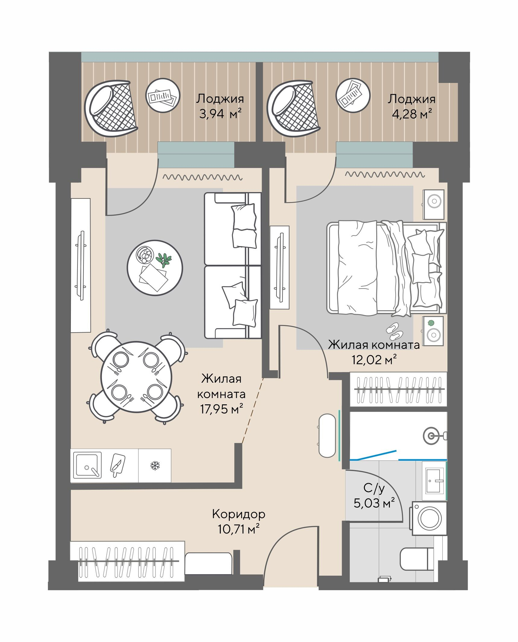 2 к. квартира (апартаменты), пгт. Шерегеш, ул.Весенняя д.64,, кв. 936, пд.1, эт. 9/11, 49,81 м², 22 503 909 ₽, 451 795 ₽/м²