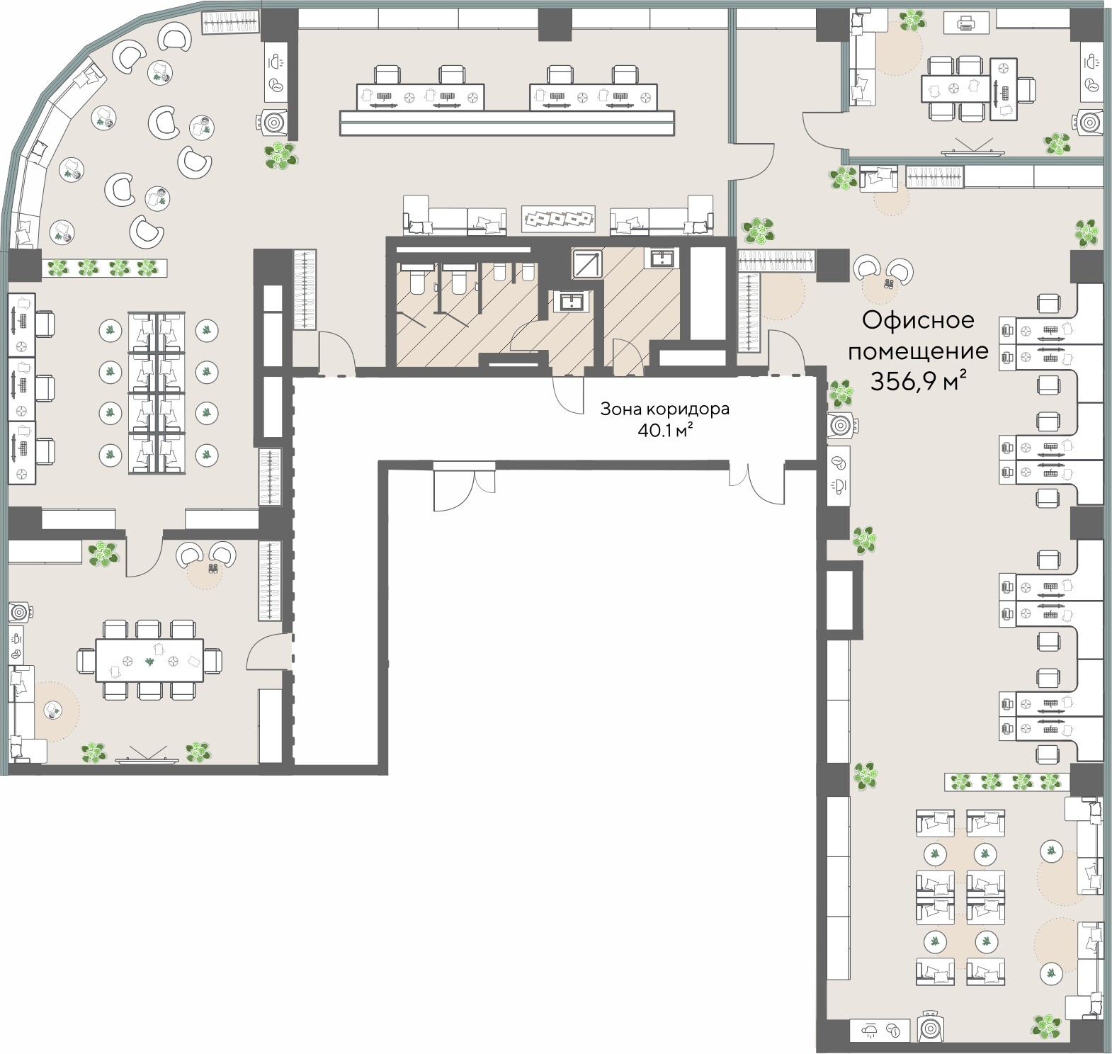 Коммерческий объект, 397 м², 171 729 496 ₽, 432 568 ₽/м², г. Екатеринбург, ул. Татищева, д. 1,  Офис 21.01, этаж: 21/25
