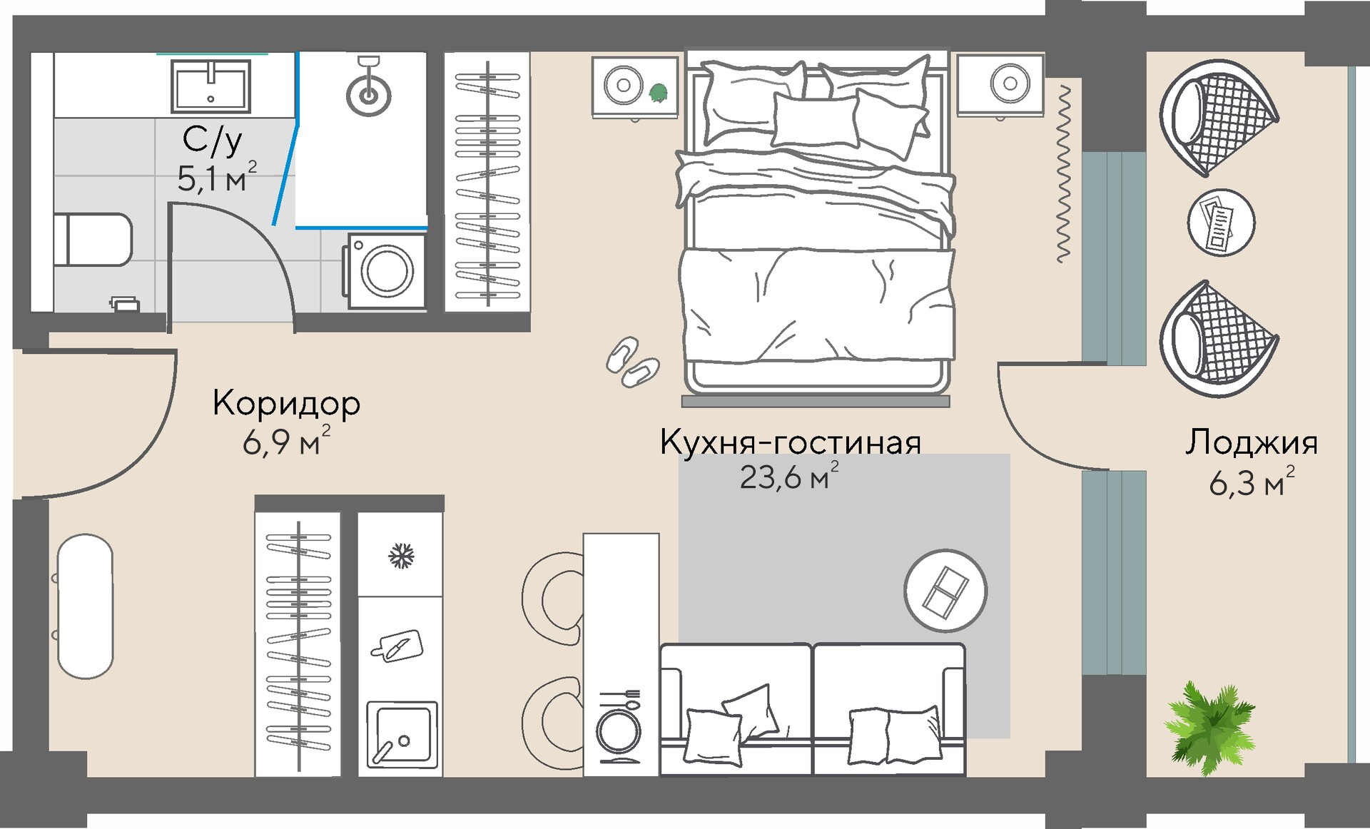 1 к. квартира, пгт. Шерегеш, ул.Весенняя д.62,, кв. 909, пд.1, эт. 9/10, 38,8 м², 24 085 000 ₽, 620 747 ₽/м²