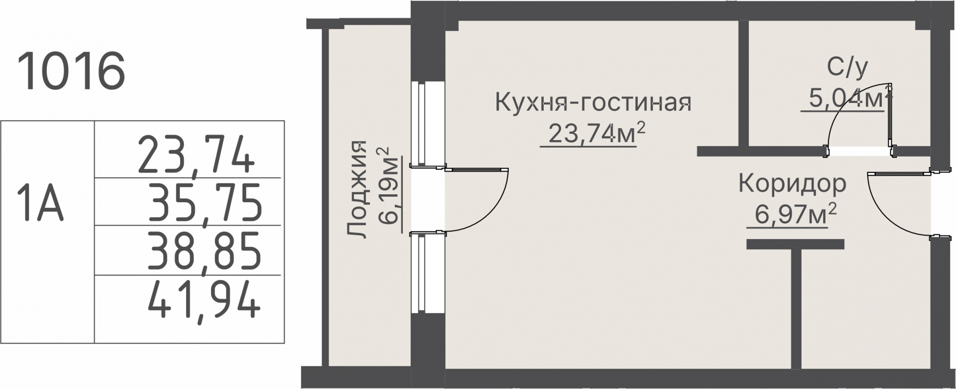 1 к. квартира, пгт. Шерегеш, ул.Весенняя д.62,, кв. 1016, пд.1, эт. 10/10, 38,85 м², 25 823 755 ₽, 664 704 ₽/м²